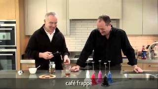 How to make a frappé coffee using an aerolatte milk frother [upl. by Bowrah210]