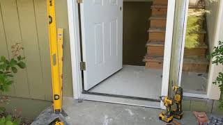 Jeld Wen Front Door Installation  Really crappy products and craftsmanship PART 1 [upl. by Loginov]