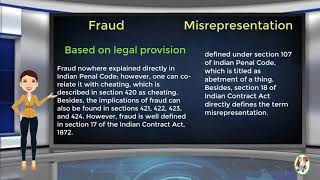 What is Difference Between Fraud amp Misrepresentation [upl. by Nnaacissej20]