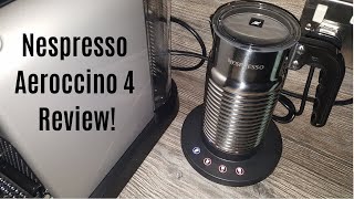 Nespresso Aeroccino 4 Milk Frother Review  Worth upgrading from the Aeroccino 3 [upl. by Manoop257]