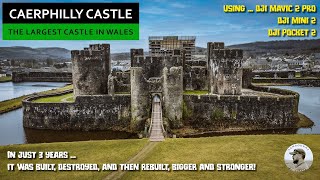 Caerphilly Castle  The Largest in Wales 2nd in Britain [upl. by Belshin]