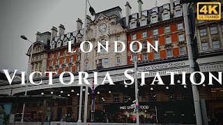 London Victoria Station Walk Through England 4K [upl. by Mead729]