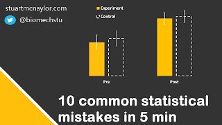 Ten Statistical Mistakes in 5 Min [upl. by Ludvig]