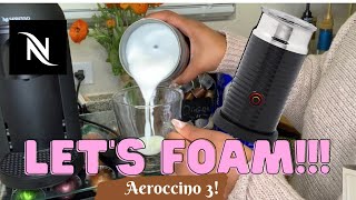 How To Foam Milk With Aeroccino 3 Make Coffee With Foam Tips amp Tricks  Easy Foamed Latte Recipe [upl. by Lorraine386]