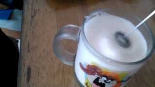 Aerolatte Review Frothing Cold Milk In Under 1 Minute [upl. by Trudi]